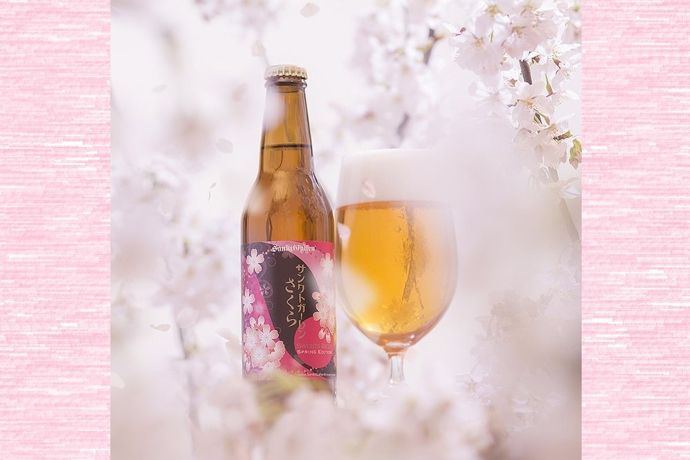 桜のビールイメージ