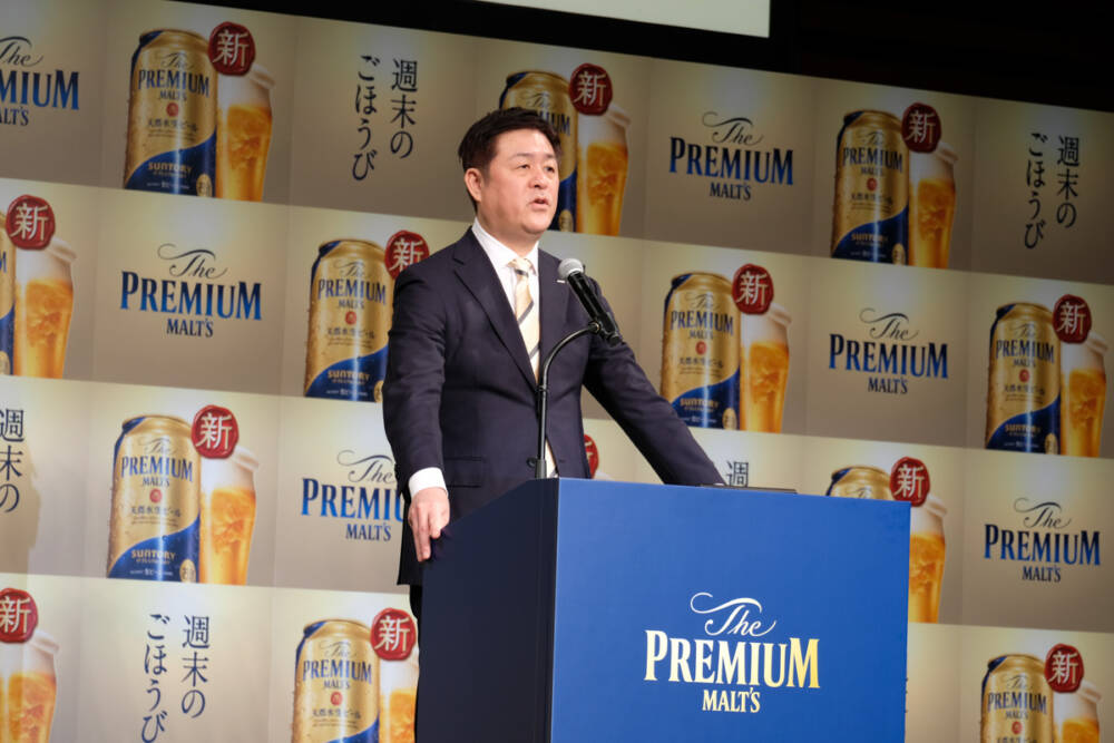 サントリー株式会社ビールカンパニーマーケティング本部長の田中嗣浩（たなかつぐひろ）さん