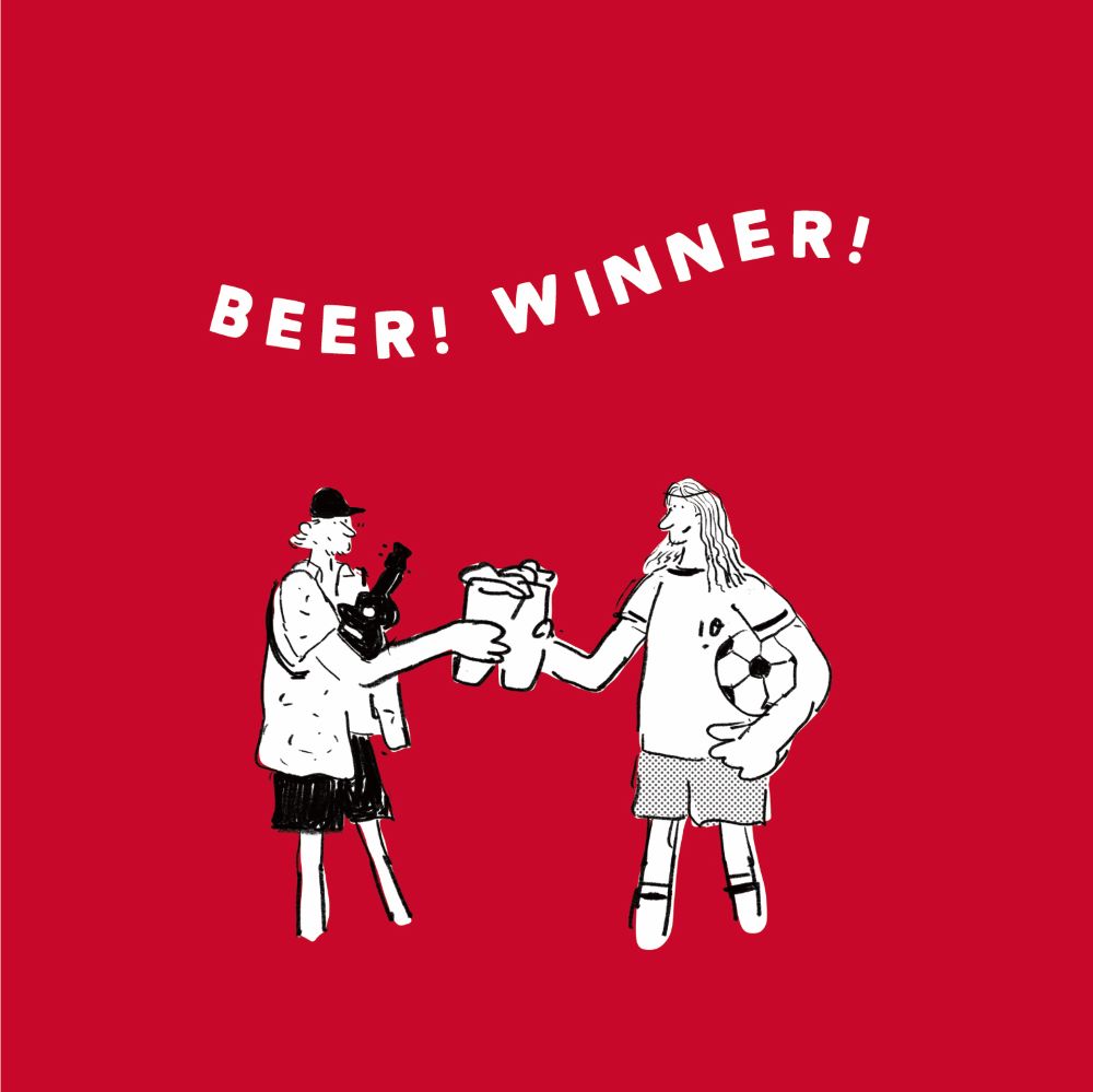 ビールのおかげ「BEER WINNER」